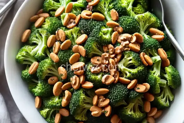 Broccoli Salad With Peanut Dressing
