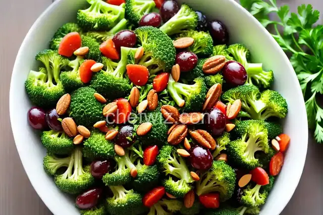 Broccoli Salad with Grapes