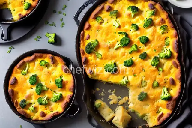 Broccoli and Cheddar Strata