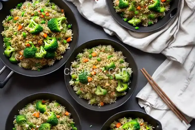 Broccoli and Egg Fried Rice