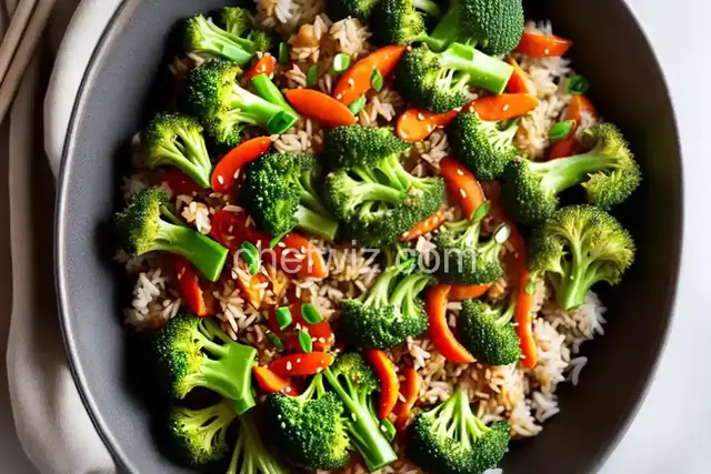 Broccoli and Rice Stir Fry