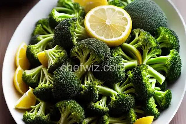 Broccoli with Lemon Butter Sauce