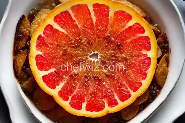 Broiled Grapefruit Crisp