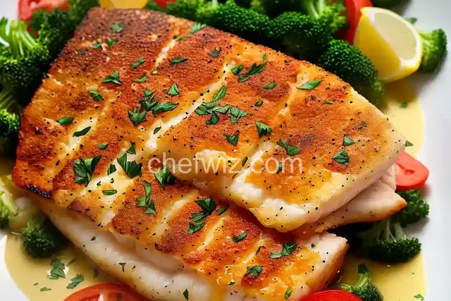 Broiled Grouper Parmesan