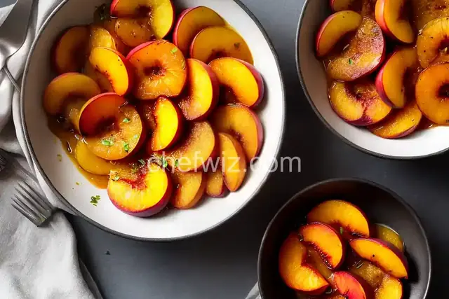 Broiled Peaches