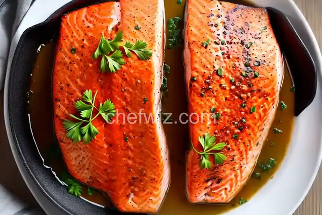 Broiled Salmon Steaks