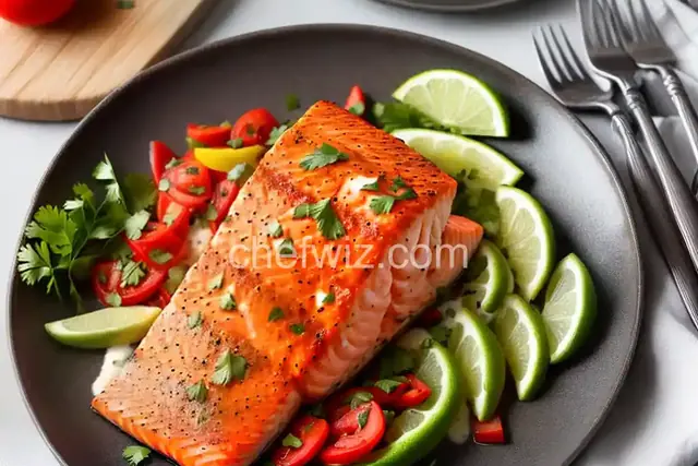 Broiled Salmon With Chile-Lime Mayonnaise Recipe