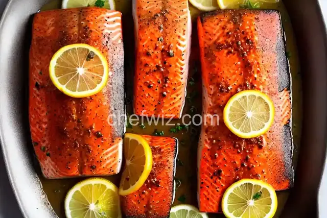 Broiled Sockeye Salmon with Citrus Glaze