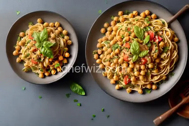 Brothy Pasta With Chickpeas