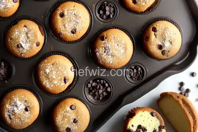 Brown Butter-Chocolate Chip Mini Pound Cakes