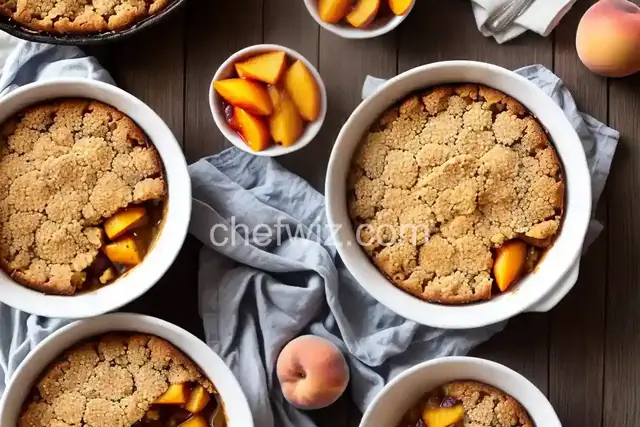 Brown Butter Peach Cobbler
