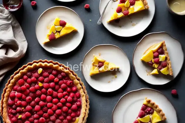 Brown Butter Raspberry Tart