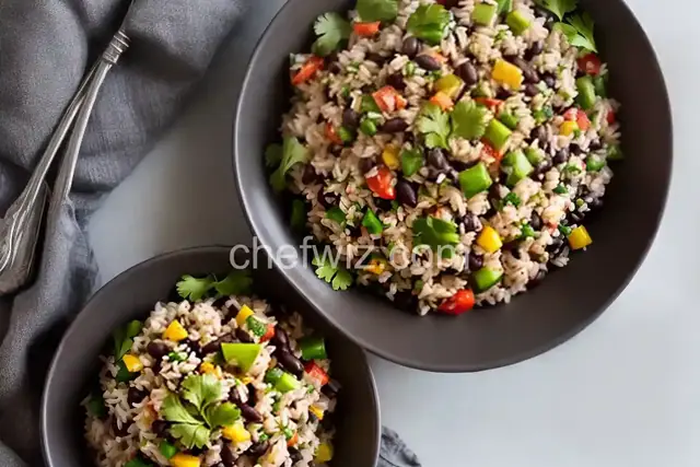Brown Rice and Black Bean Salad