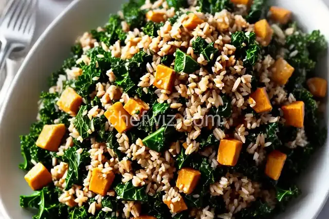 Brown Rice and Kale Salad