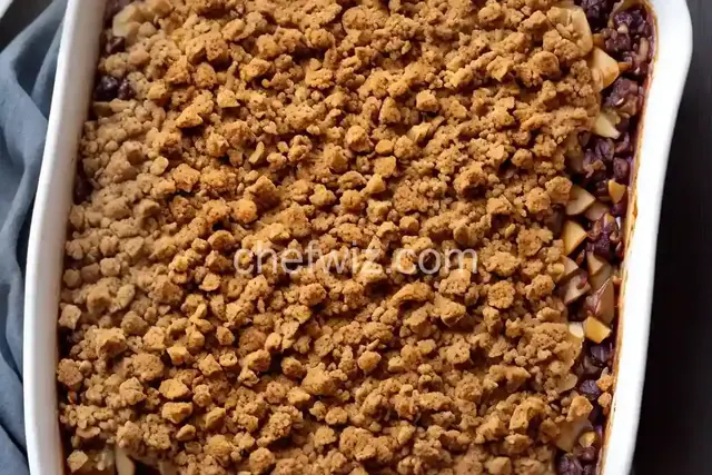 Brown Sugar Apple Crisp