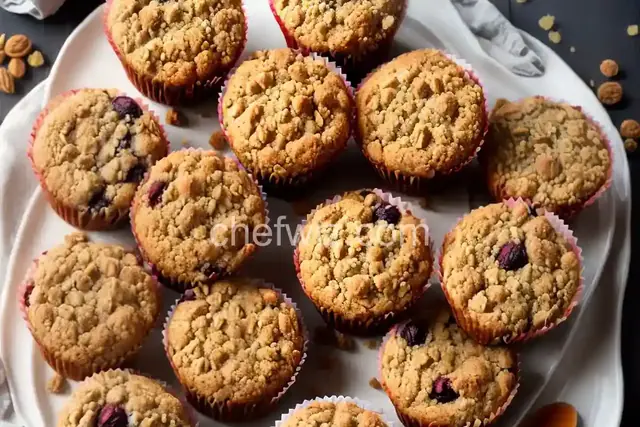 Brown Sugar Berry Crumble Muffins Recipe