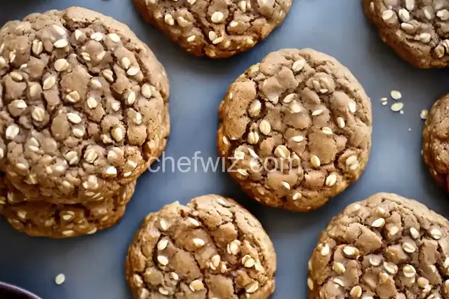Brown Sugar Oatmeal Cookies