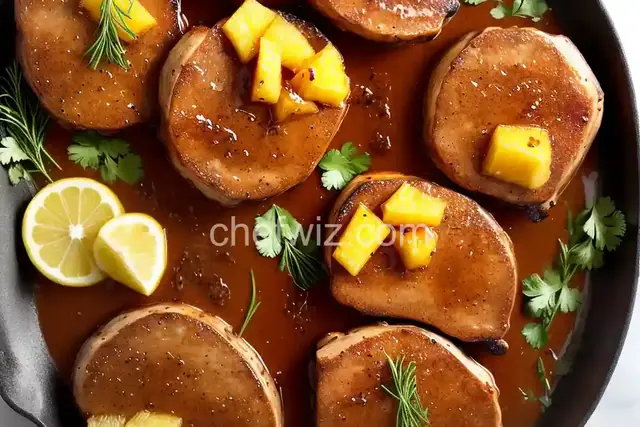 Brown Sugar-Pineapple Pork Chops