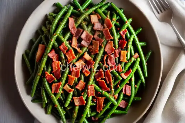 Brown Sugar n' Bacon Green Beans