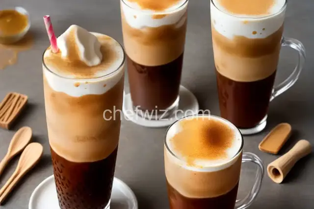 Brown sugar (cold foam) iced coffee
