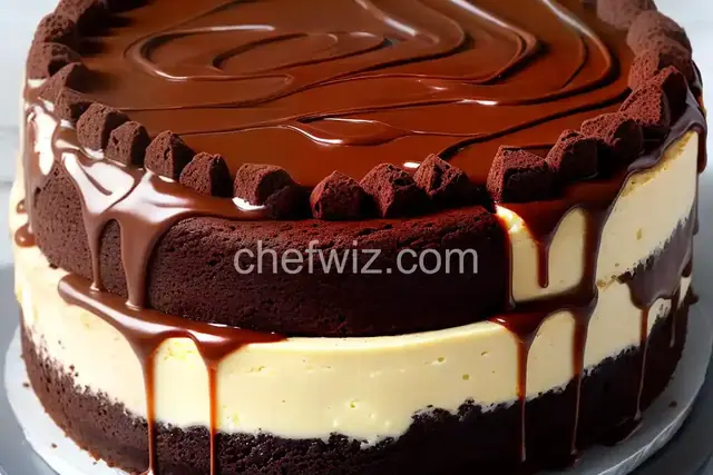 Brownie Caramel Cheesecake