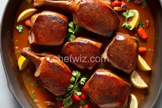 Bruce Aidells' Stinco (Braised and Roasted Pork Shanks)