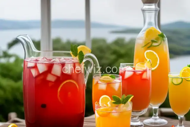 Brunch Punch with Flavored Vodka Bar