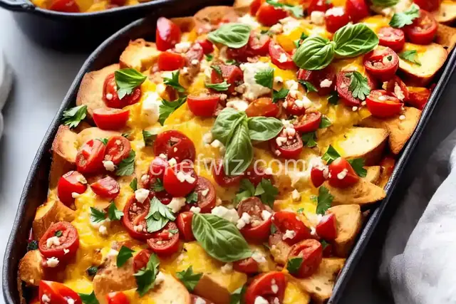 Bruschetta Chicken Casserole