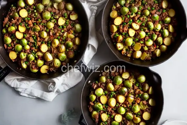 Brussels Sprout-Potato Hash Recipe | Cook the Book
