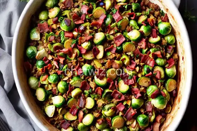 Brussels Sprout and Bacon Hash