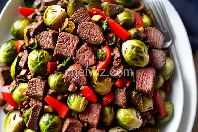 Brussels Sprouts and Steak Stir-Fry