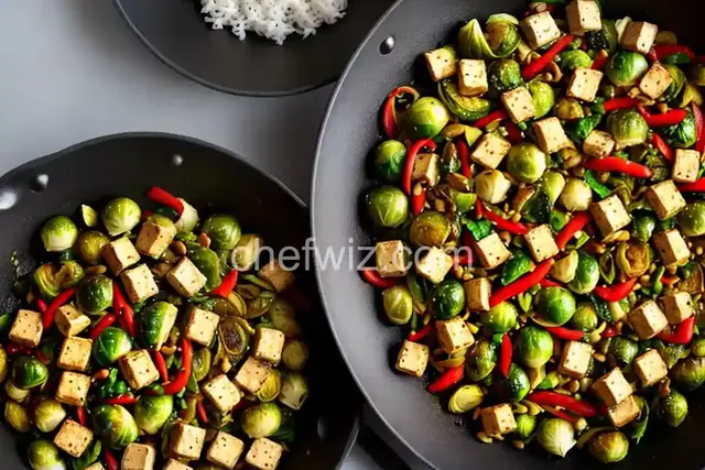 Brussels Sprouts and Tofu Stir-Fry