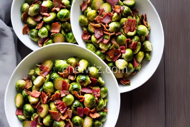 Brussels Sprouts with Bacon Dressing