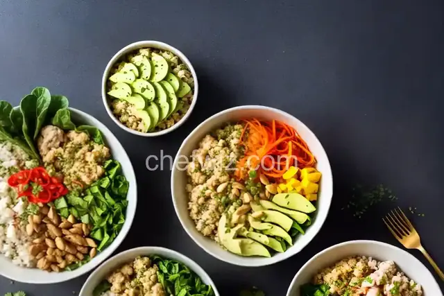 Buddha Bowls with Riced Cauliflower
