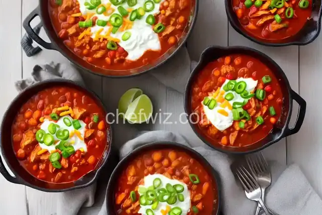 Buffalo Chicken Chili