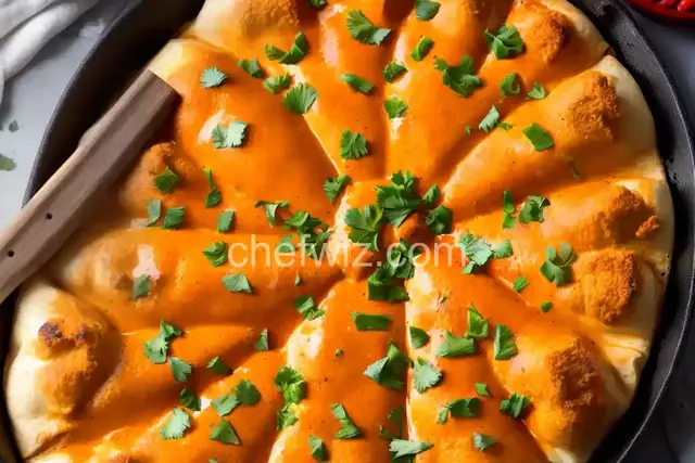 Buffalo Chicken Crescent Ring