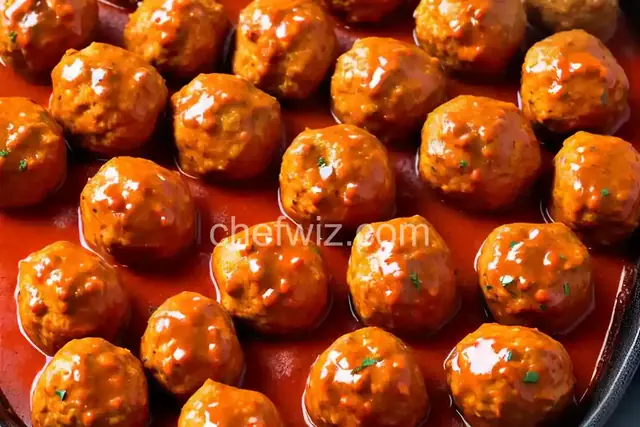 Buffalo Chicken Meatballs