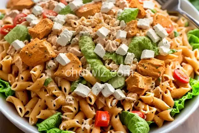 Buffalo Chicken Pasta Salad