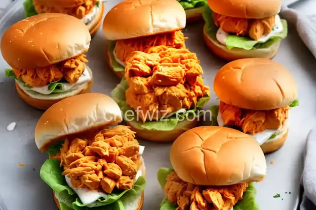Buffalo Chicken Sliders