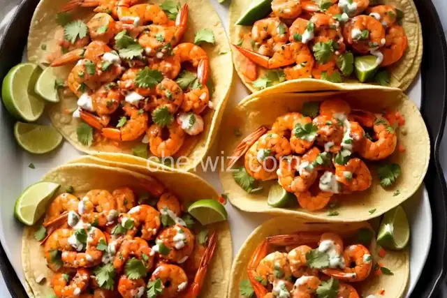 Buffalo Shrimp Tacos