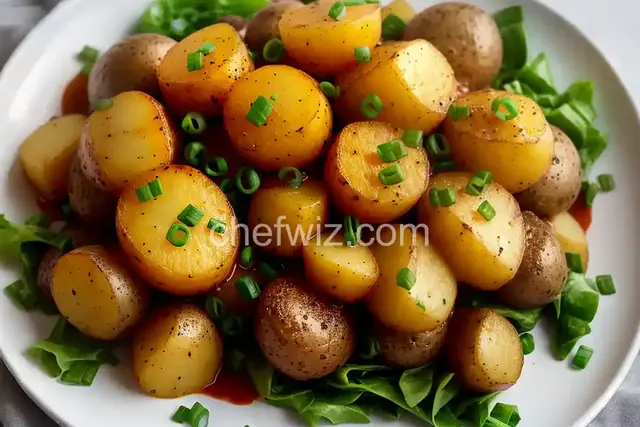 Buffalo Smashed Potatoes