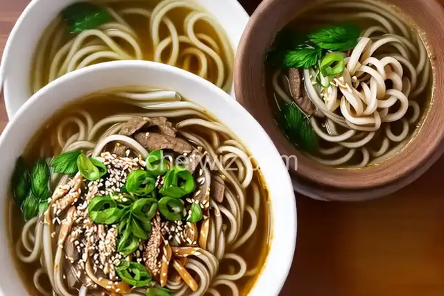 Bukkake Udon (Japanese Cold Noodles With Broth) Recipe