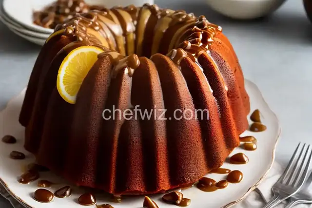 Bundt Kugel with Praline Topping