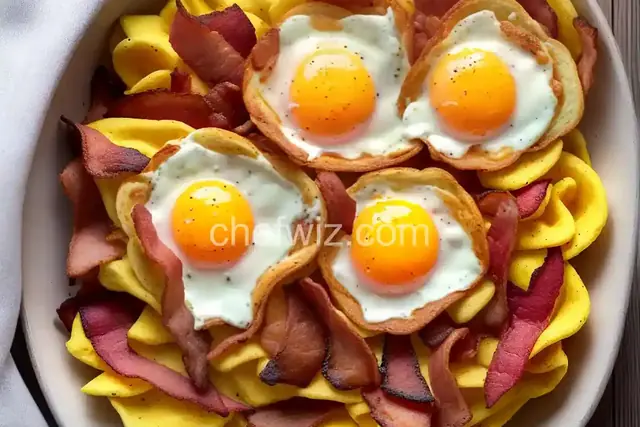 Bunless Bacon, Egg & Cheese