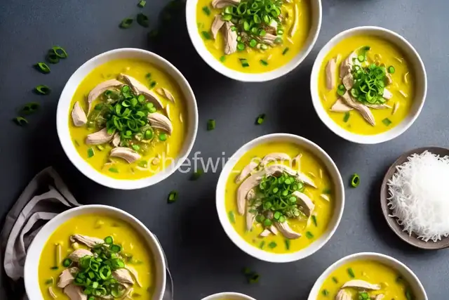 Burmese Chicken-Coconut Soup (Ohn No Kyawswe)