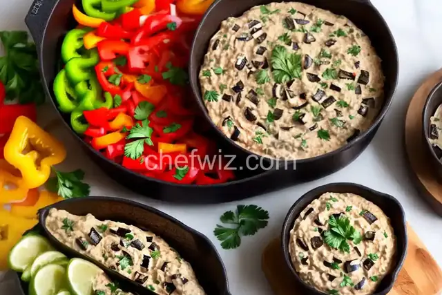 Burnt Eggplant and Bell Pepper Dip