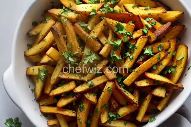 Butter-Garlic Oven Fries with Herbs