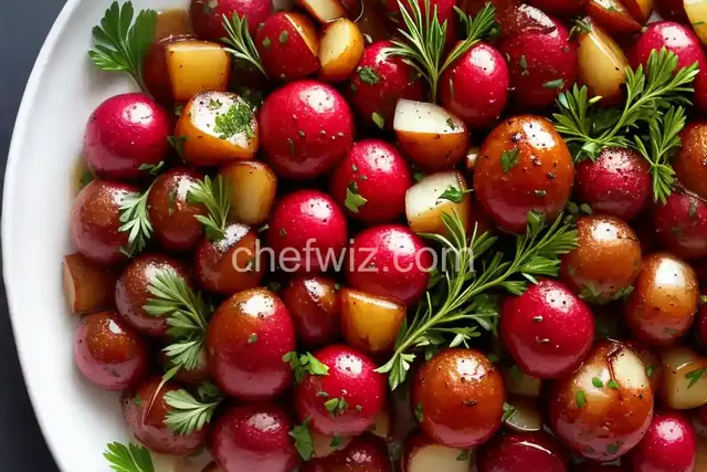 Butter-Glazed Roasted Radishes With Fresh Herbs Recipe