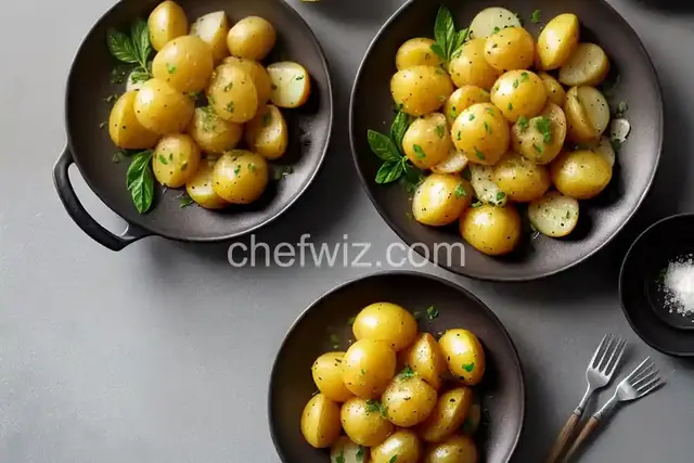 Buttered Potatoes With Salted Lemon