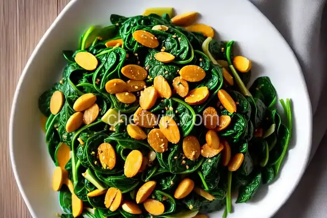 Buttered Spinach with Vinegar